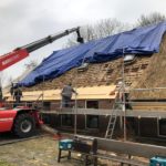 13 februari: het begin van het nieuwe dak